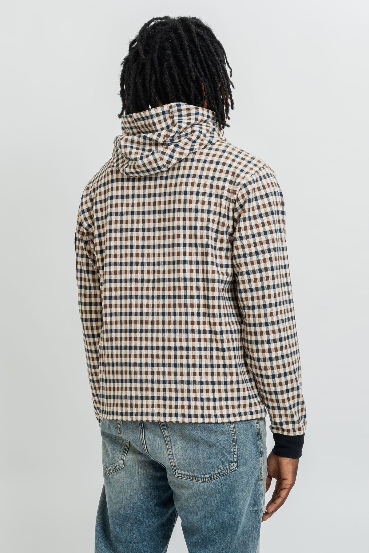 CHECK FZ STRECH FLEECE