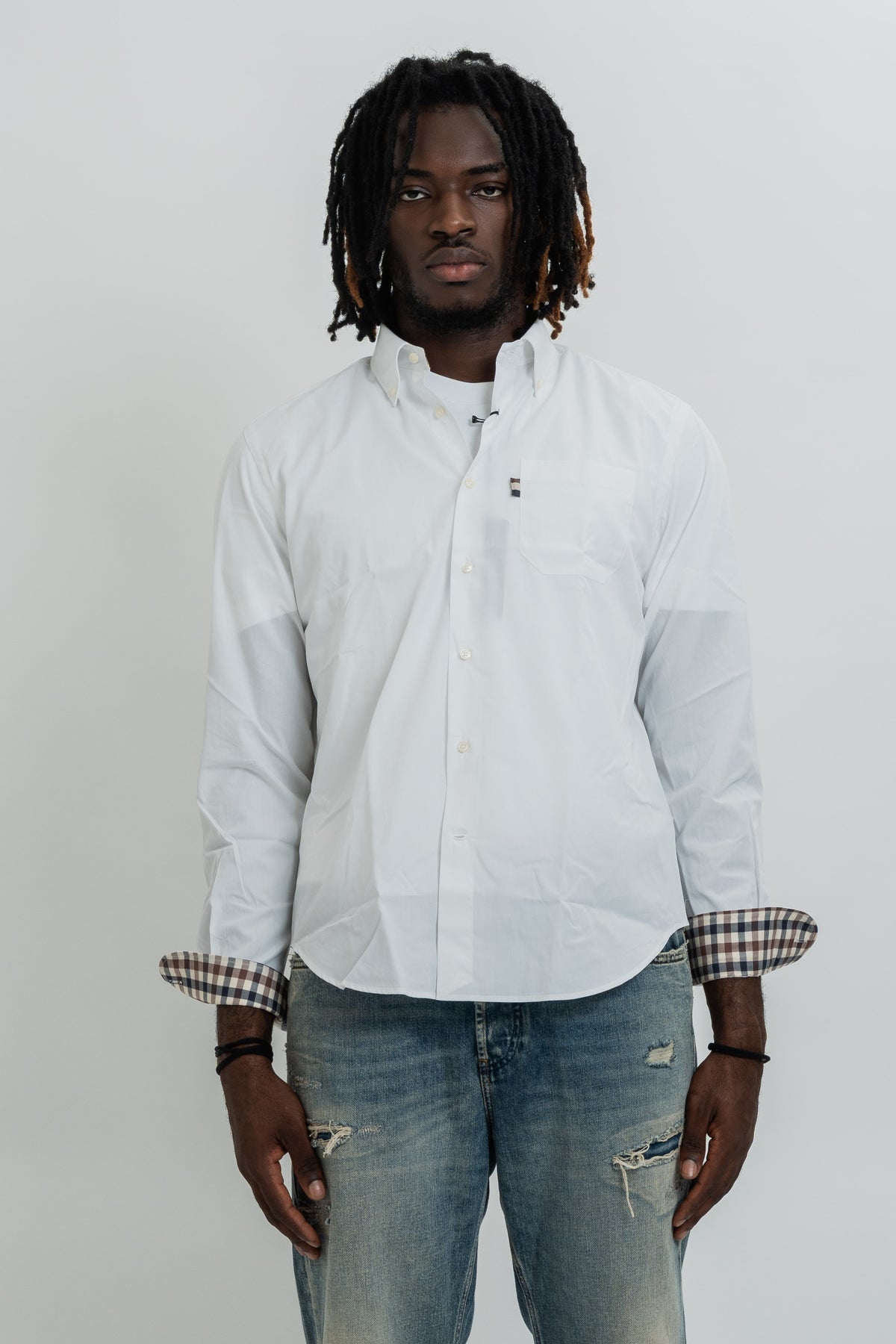 BUTTON POPELINE SHIRT