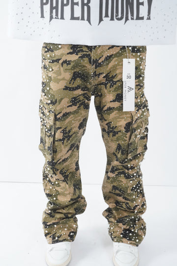 Pearl Crystal Camo Pants