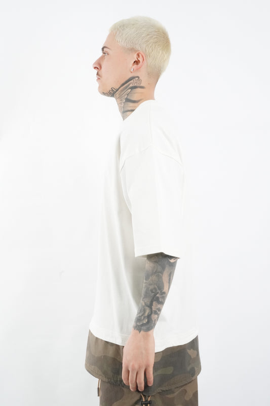 T-SHIRT TAGLIO MIMETICO