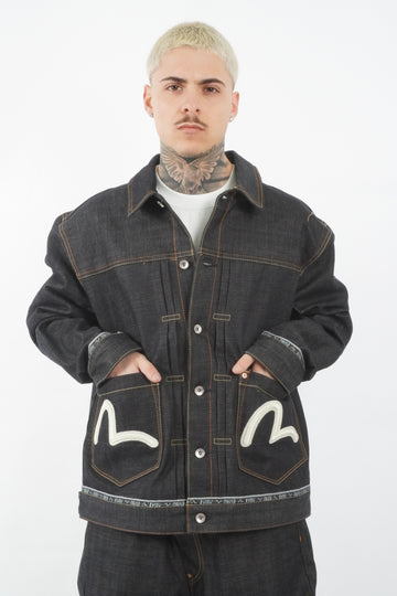 LOGO SELVEDGE DENIM JACKET