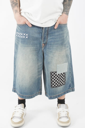 BERMUDA-PATCH DENIM