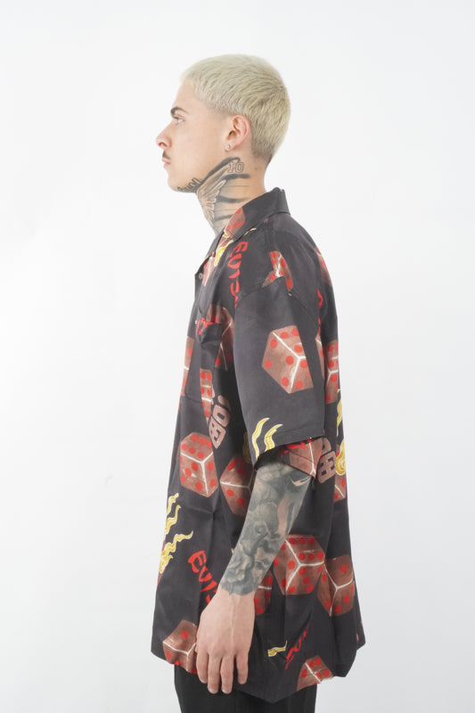PRINTED ALOHA SHIRT
