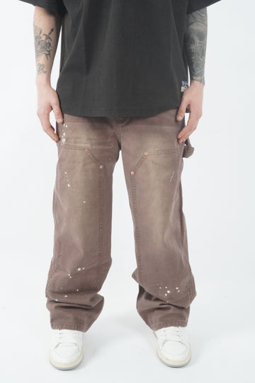 EJ HEAVY WASHED DISTRESSED DAICOCK PANTS