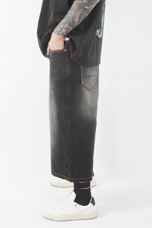 SEAGULL & CLAW MARKS DENIM SHORTS