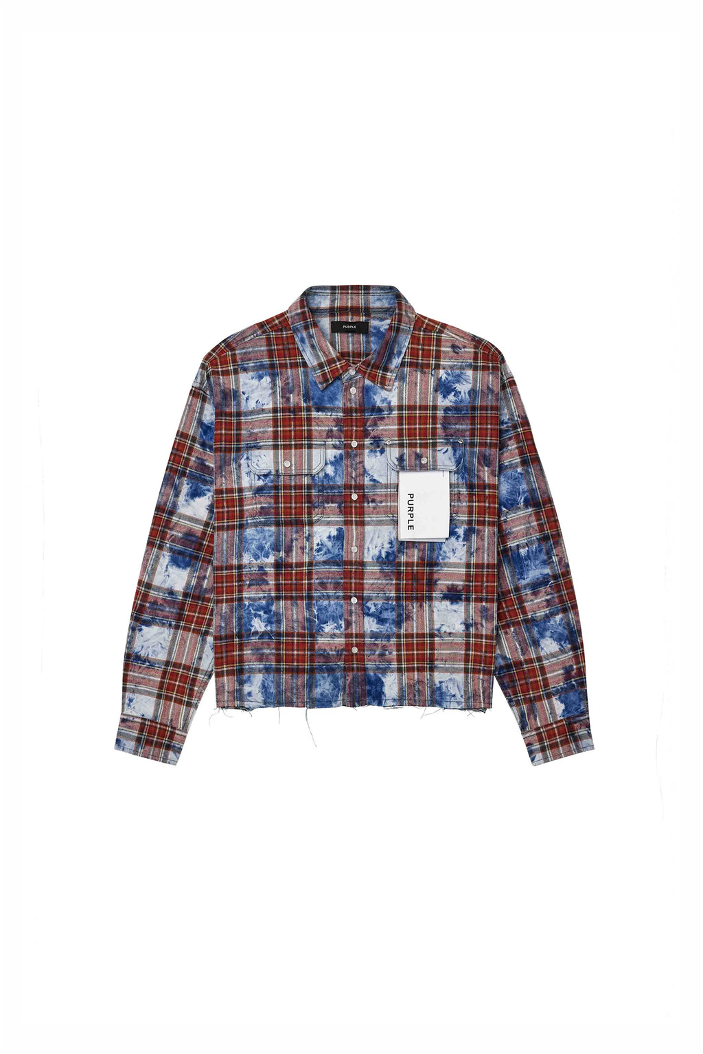 PLAID EMBELLISH ED SHIRT