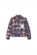 PLAID EMBELLISH ED SHIRT