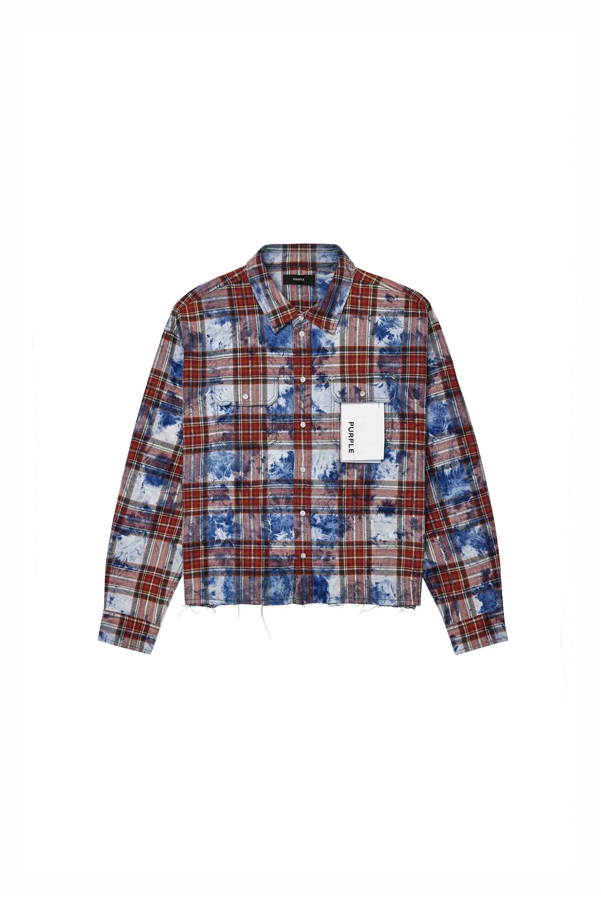 PLAID EMBELLISH ED SHIRT