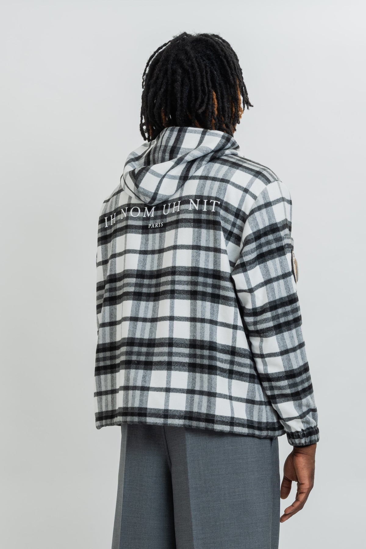 ANORAK IN CHECK PATCH CON LOGO