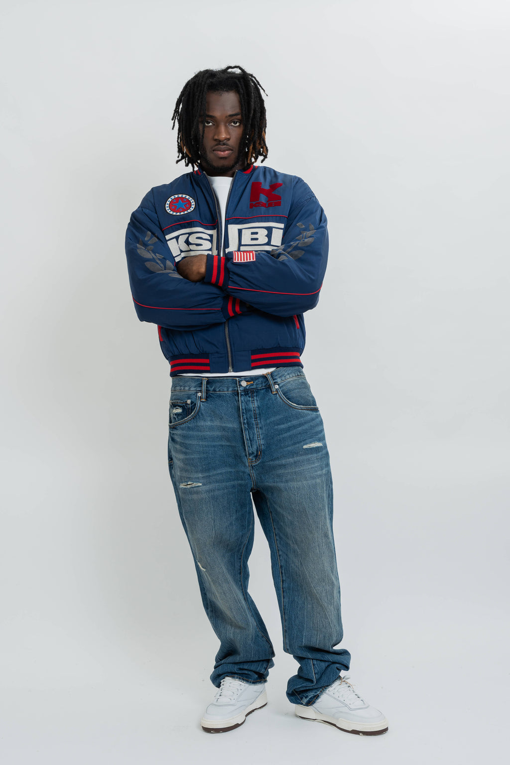 BOMBER JACKET BLU
