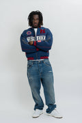 BOMBER JACKET BLU
