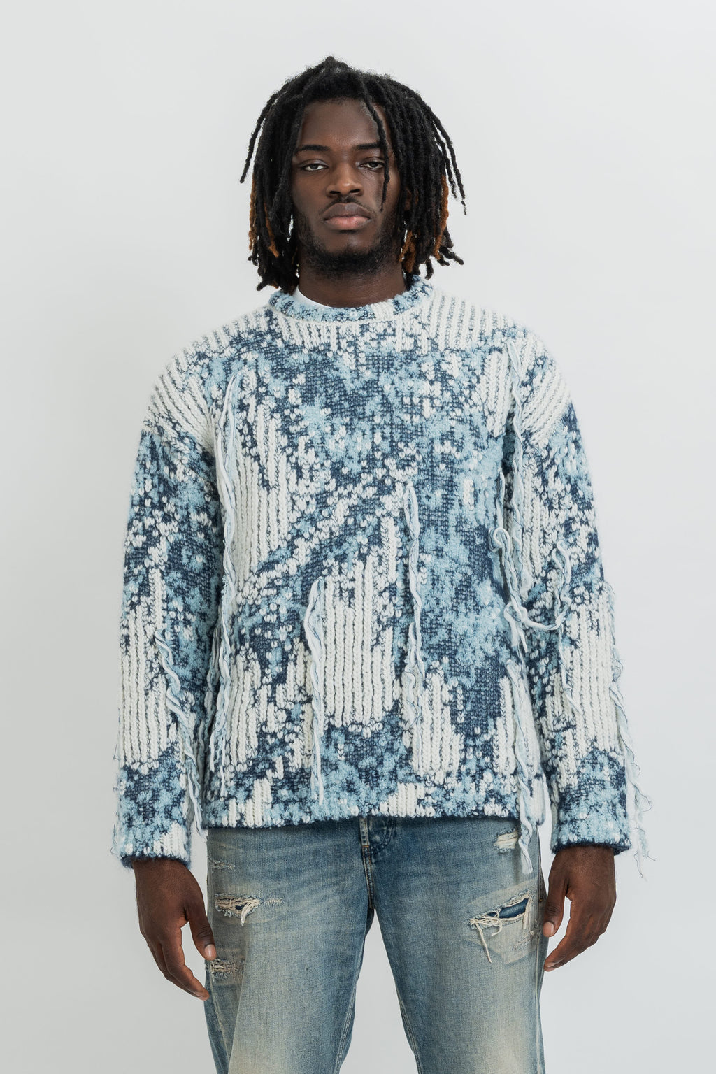 KNITTED HOODIE BOXY