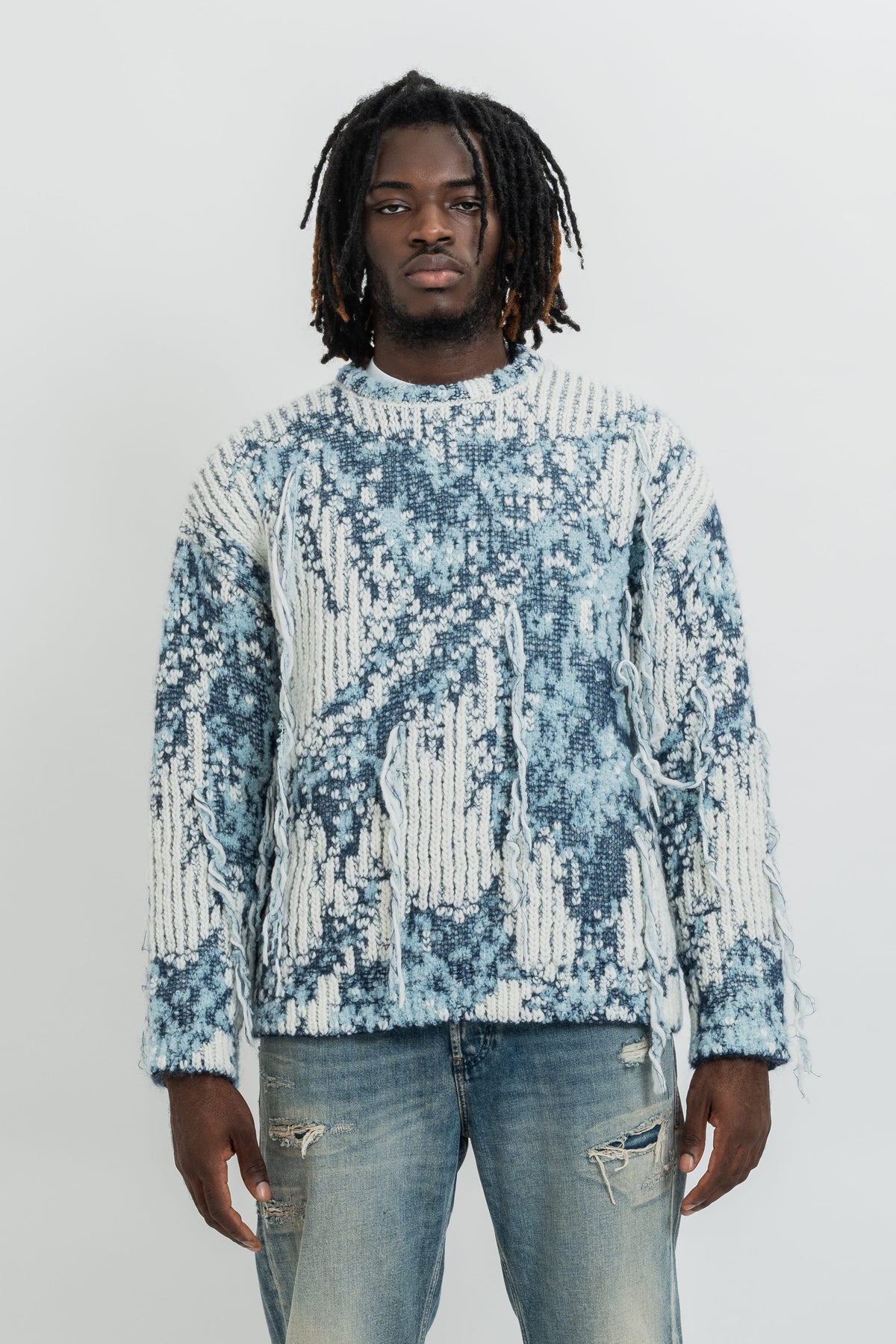 KNITTED HOODIE BOXY