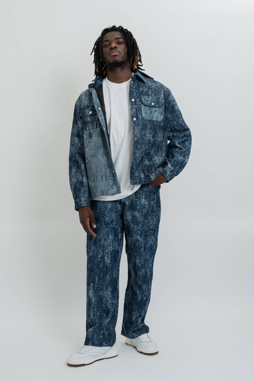RELAXED DENIM PANTS