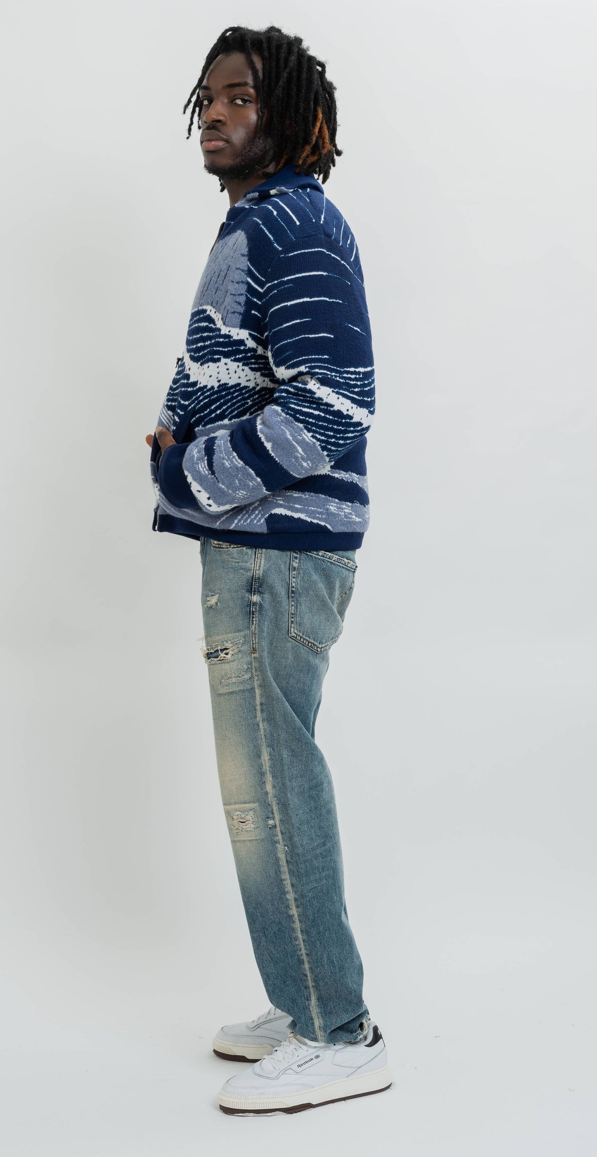 KNITTED JACKET MAN