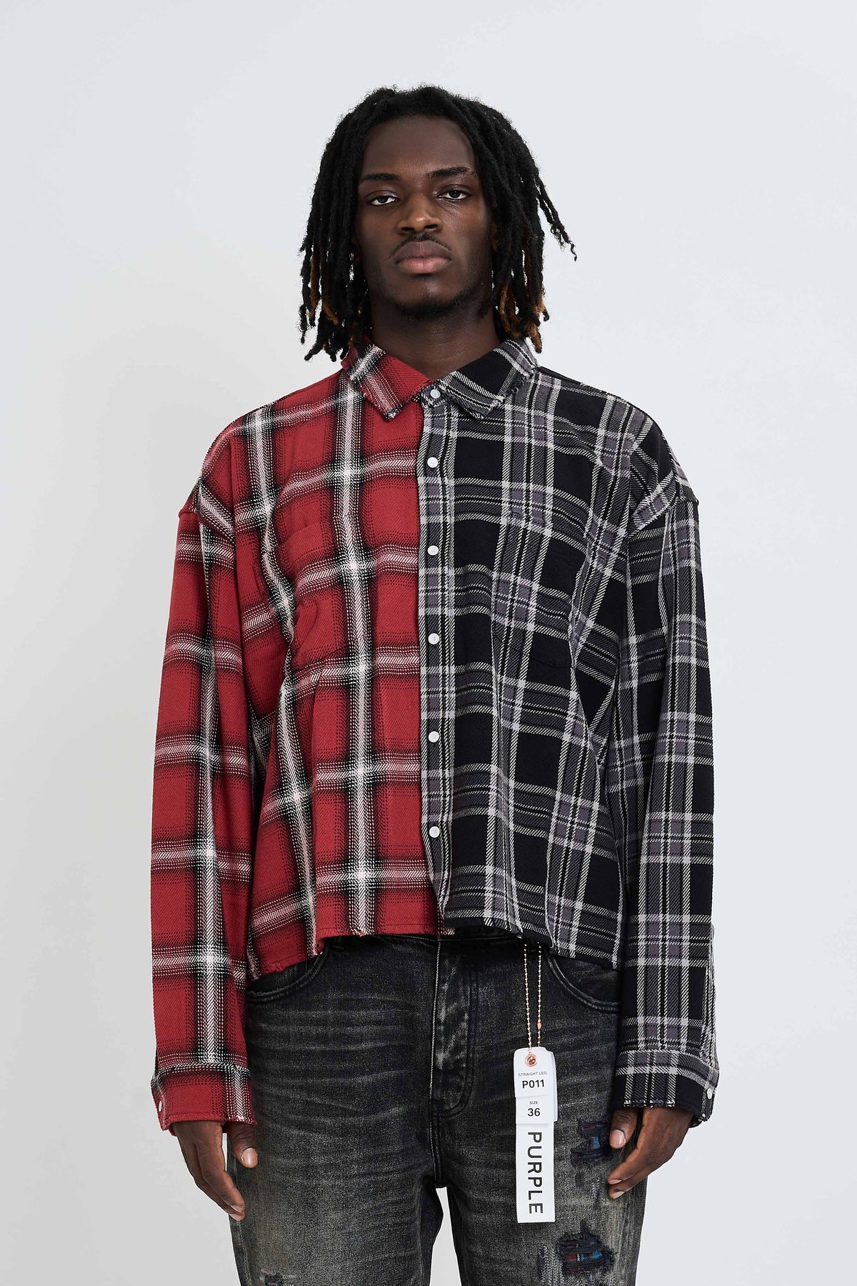 OS TWO- TONE  FLANNEL SHIRT