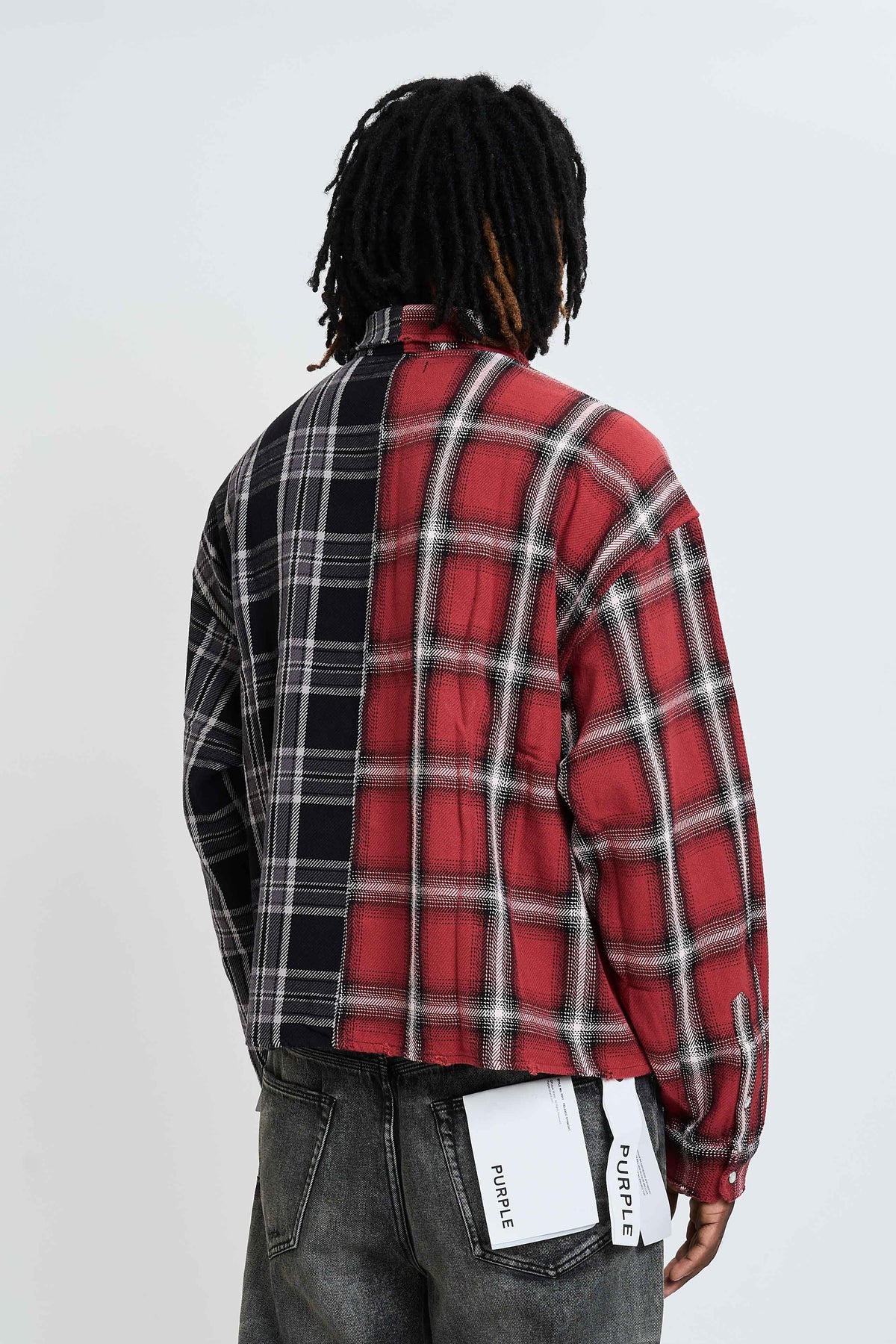 OS TWO- TONE  FLANNEL SHIRT
